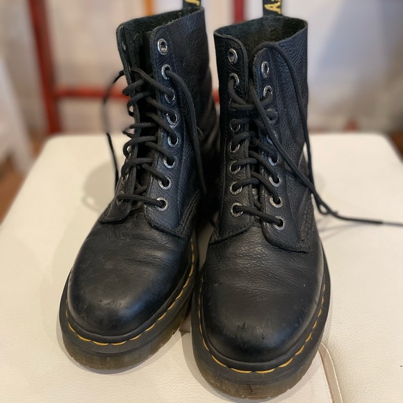 Dr. Martens 1460 PASCAL BEX PISA NAPPA LEATHER LACE UP BOOTS - Picture 2 of 8